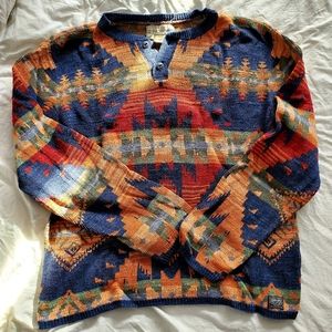 Denim and Supply Ralph Lauren Southwestern "Knit" Henley